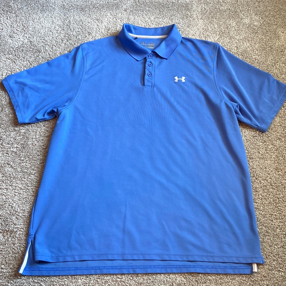 Mens Under Armour Polo LG